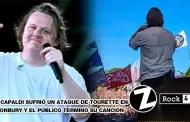 Inolvidable! Lewis Capaldi sufri un ataque de Tourette en Glastonbury y el pblico termin su cancin