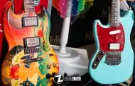 Subastarn las guitarras de las leyendas del rock Kurt Cobain y Eric Clapton