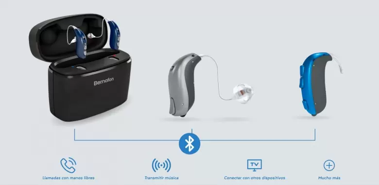 audfonos medicados con tecnologa Bluetooth