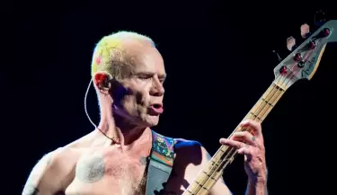 Flea, bajista de Red Hot Chili Peppers.