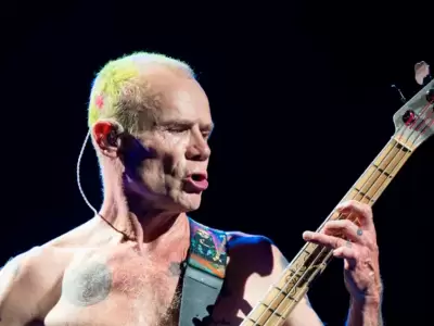 Flea, bajista de Red Hot Chili Peppers.