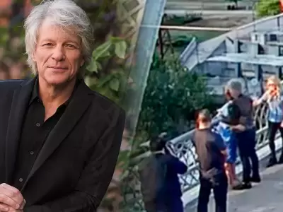 Jon Bon Jovi salva a mujer que intentaba lanzarse desde un puente