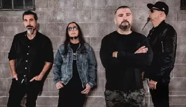 Integrantes de la banda de n metal System Of A Down