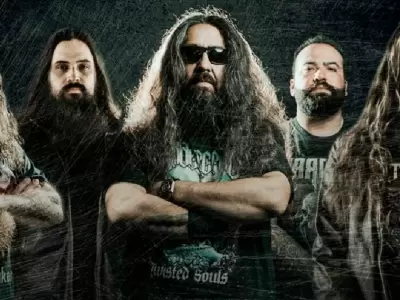 Integrantes de la banda de death metal 'Undercroft'