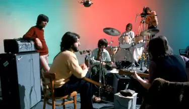 Los Beatles durante las sesiones de 'Let it Be' en 1969