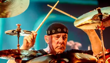 Legendario baterista del grupo Rush, Neil Peart