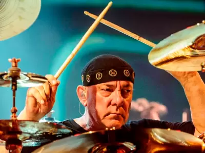 Legendario baterista del grupo Rush, Neil Peart