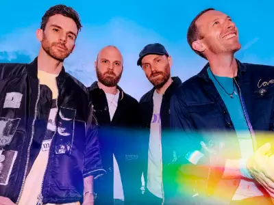 Integrantes de la banda britnica Coldplay