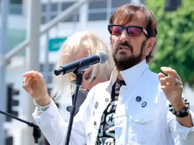 Ringo Starr presentacin en Beverly Hills, California.