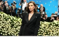 Hailey Bieber deslumbra en la Met Gala 2025 pero sin Justin Bieber
