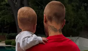 Justin Bieber celebra el Da del Padre