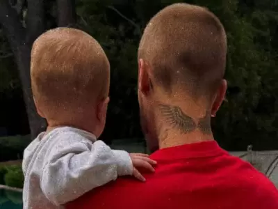 Justin Bieber celebra el Da del Padre