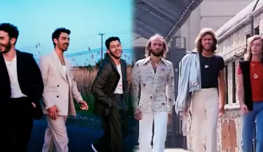 Jonas Brothers rinden homenaje a Bee Gees con su nuevo sencillo "No time to talk"