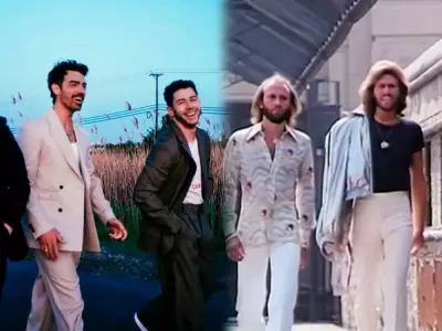 Jonas Brothers rinden homenaje a Bee Gees con su nuevo sencillo "No time to talk"