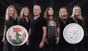 Reino Unido lanz moneda conmemorativa por el 50 aniversario de Iron Maiden