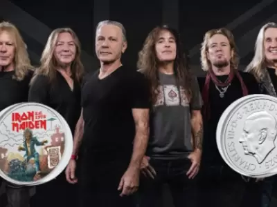 Reino Unido lanz moneda conmemorativa por el 50 aniversario de Iron Maiden