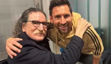 Charly Garca despidi a Lionel Messi en el Monumental con un emotivo saludo