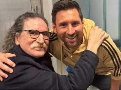 Charly Garca despidi a Lionel Messi en el Monumental con un emotivo saludo