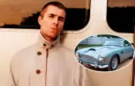 Liam Gallagher anunci la subasta de su emblemtico Aston Martin que jams ha conducido