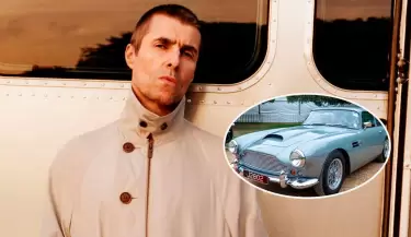 Liam Gallagher anunci la subasta de su emblemtico Aston Martin.