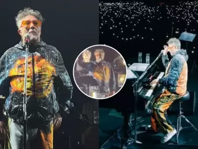 El cantante argentino no qued muy feliz con la recepcin del pblico.