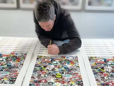 Noel Gallagher crea obras de arte con fines benficos.