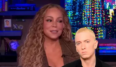 Mariah Carey habla sobre su pleito con Eminem.