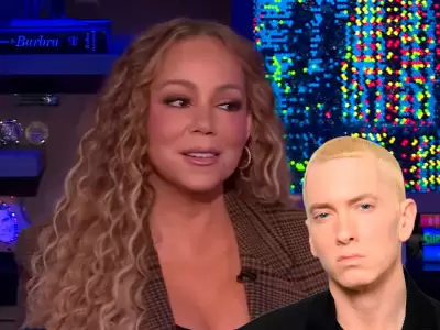 Mariah Carey habla sobre su pleito con Eminem.