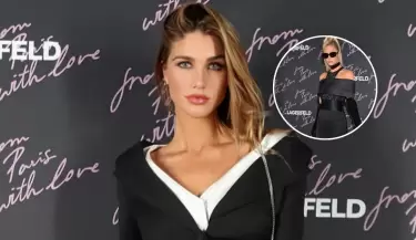 Alessia Rovegno celebra con Paris Hilton en exclusiva fiesta de la firma Karl Lagerfeld en Pars.