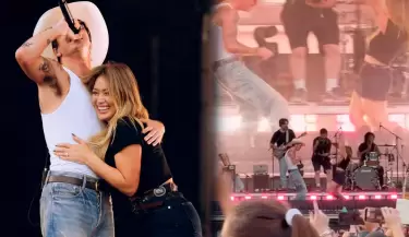Hilary Duff sorprendi al aparecer en el escenario de Austin City Limits Music Festival