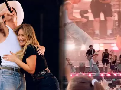 Hilary Duff sorprendi al aparecer en el escenario de Austin City Limits Music Festival
