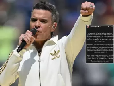 Robbie Williams, cancela su concierto en Turqua por temas de seguridad.