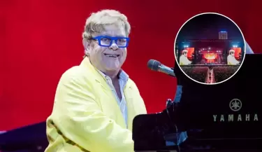 Elton John deslumbr ante 70 mil personas tras el Gran Premio de Frmula 1 en Singapur.