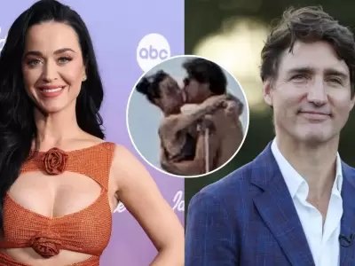 Katy Perry y Justin Trudeau, fueron captados juntos.