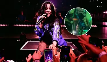 Billie Eilish sufre agresin durante su concierto en Miami: fan la jalone violentamente frente al pblico.