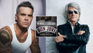 Bon Jovi y Robbie Williams unen fuerzas para una nueva versin de "We Made It Look Easy".