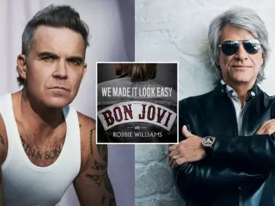 Bon Jovi y Robbie Williams unen fuerzas para una nueva versin de "We Made It Look Easy".