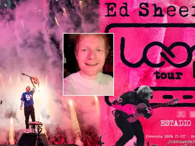 Ed Sheeran cantar en el Per como parte de su gira mundial "Loop Tour".