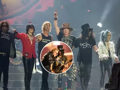 Guns N' Roses desmiente conflictos internos tras arrebato de Axl Rose en escenario.