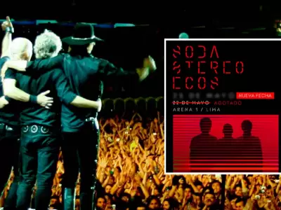 Soda Stereo anuncia segunda fecha en Per