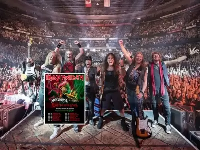Iron Maiden anuncia gira mundial 2026 con paradas en Canadá, EE. UU. y México.