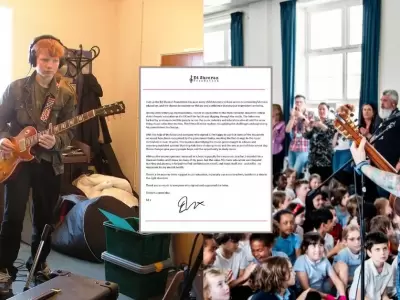 Ed Sheeran celebra un logro histrico en la educacin musical del Reino Unido.