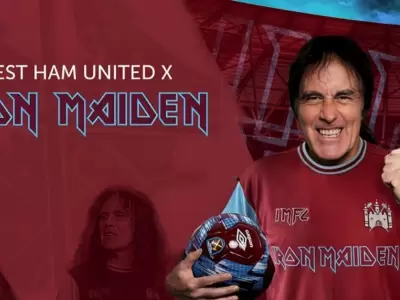 Iron Maiden y West Ham lanzan camiseta conmemorativa por su 50 aniversario.