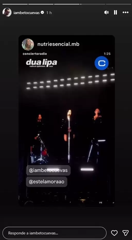 Beto Cuevas celebra interpretación de Dua Lipa. (Instagram)