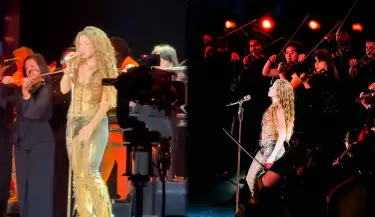 Shakira hace vibrar el Estadio Nacional y canta "La Pared" con Filarmnica de Lima.