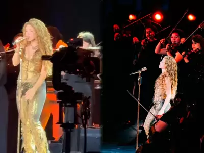 Shakira hace vibrar el Estadio Nacional y canta "La Pared" con Filarmnica de Lima.