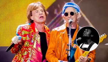 Mick Jagger y Keith Richards de The Rolling Stones rinden homenaje a Jimmy Cliff.