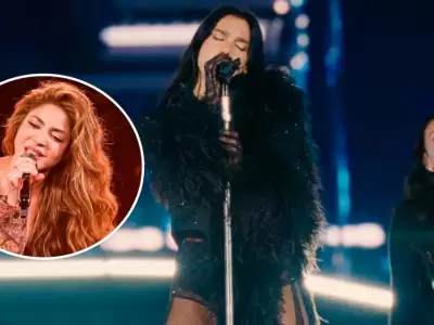 Dua Lipa sorprendi al interpretar el tema "Antologa" de Shakira