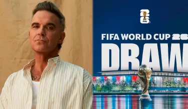 Robbie Williams pondr el ritmo en el sorteo del Mundial 2026 junto a grandes artistas.