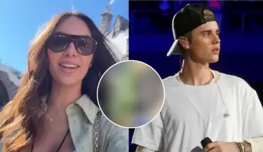 Natalie V�rtiz impacta al contar que se cruz� con Justin Bieber en Los �ngeles.